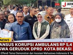 Dugaan Korupsi Pengadaan Ambulans Rp5,4 Miliar, Asosiasi Mahasiswa Indonesia Demonstrasi Desak Pansus, DPRD Kota Bekasi Buka Suara