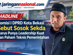 Komisi I DPRD Kota Bekasi Soroti Kriteria Sekda, Leadership dan Pemahaman Pemerintahan Jadi Sorotan