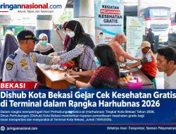 Dishub Kota Bekasi Gelar Cek Kesehatan Gratis di Terminal dalam Rangka Harhubnas 2026