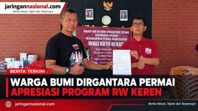 Warga Bumi Dirgantara Permai Apresiasi Realisasi Program RW Keren Rp100 Juta