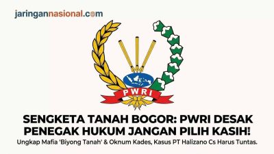 PWRI Desak Penegak Hukum Usut ‘Biyong Tanah’ dan Oknum Desa dalam Sengketa Lahan di Bogor
