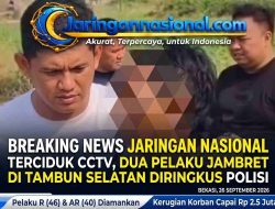 Terciduk CCTV, Dua Pelaku Jambret di Tambun Selatan Di Ringkus Polisi