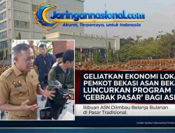 Geliatkan Ekonomi Lokal, Pemkot Bekasi Luncurkan Program “Gebrak Pasar” bagi ASN