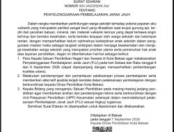 Bel Masuk Berbunyi, Tapi Kelas ke Rumah: Bekasi Terapkan PJJ Antisipasi Abu Vulkanik