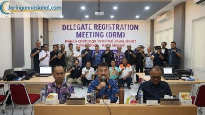 Sebelum Medali Diperebutkan, Kontingen Porprov Jabar XV Disatukan di Meja Registrasi