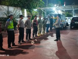 Polsek Jatisampurna Gelar Apel Cipta Kondisi, Lanjut Patroli Bersama Satpol PP.