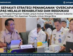 Tujuh Kementerian dan Lembaga Sepakati Strategi Penanganan Masalah “Overcapacity” di Lapas