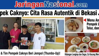 Pempek Caknyo Hadirkan Cita Rasa Khas Palembang di Bekasi Jaya, Ada Pempek hingga Es Kacang Merah