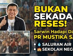 Drainase Tersendat, Lapangan Bola Masih Dicari: Sarwin Kawal Aspirasi Warga Mustika Sari