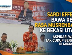 Dari Aspal hingga GOR Mini, Sardi Effendi Minta Aspirasi Warga Bekasi Utara Tepat Masuk Perencanaan”