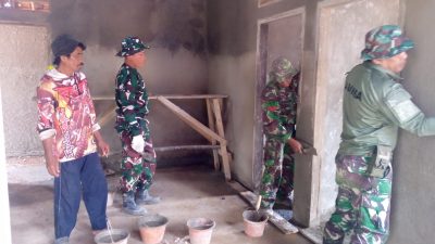 TMMD ke-130 Kodim 0622/Sukabumi Bangun Rutilahu untuk Bapak Aden, Hadirkan Harapan Baru bagi Warga.