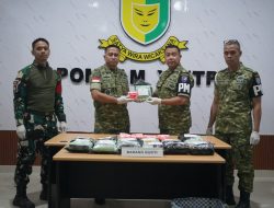 Satgas Yonarmed 19/Bogani Gagalkan Penyelundupan 32,2 Kg Sabu dan 4.867 Butir Ekstasi di Perbatasan Malaysia