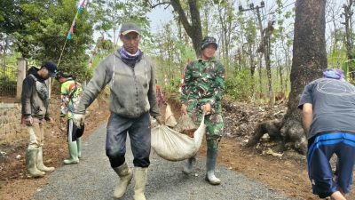 Dulu Sulit Dilalui, Kini Mulus! Warga Mekarjaya Sambut Bahagia Hasil TMMD ke-130.